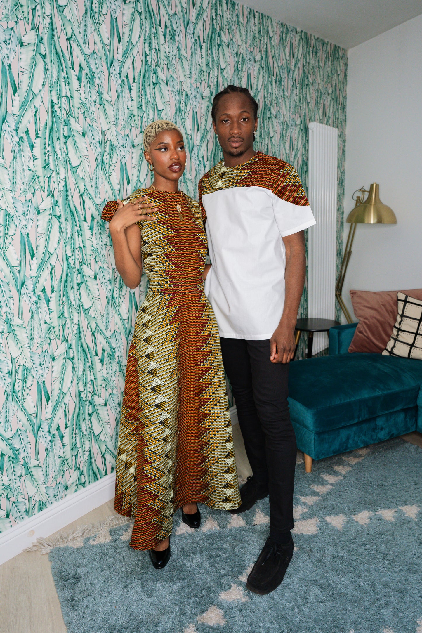 Bibi African Print Dress