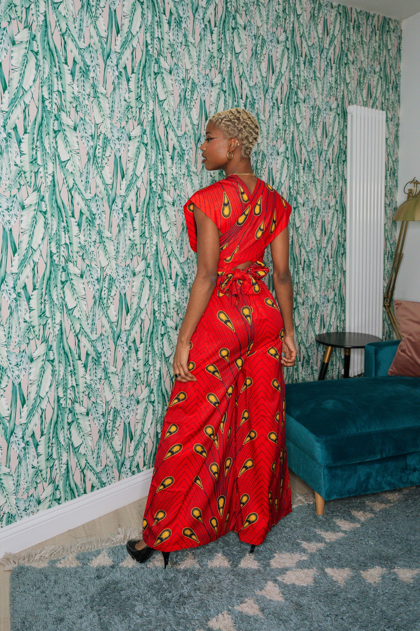 Peju African Print Jumpsuit