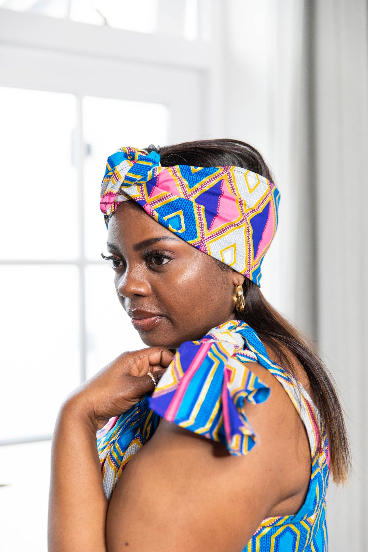 Sasha African Print  Head Wrap