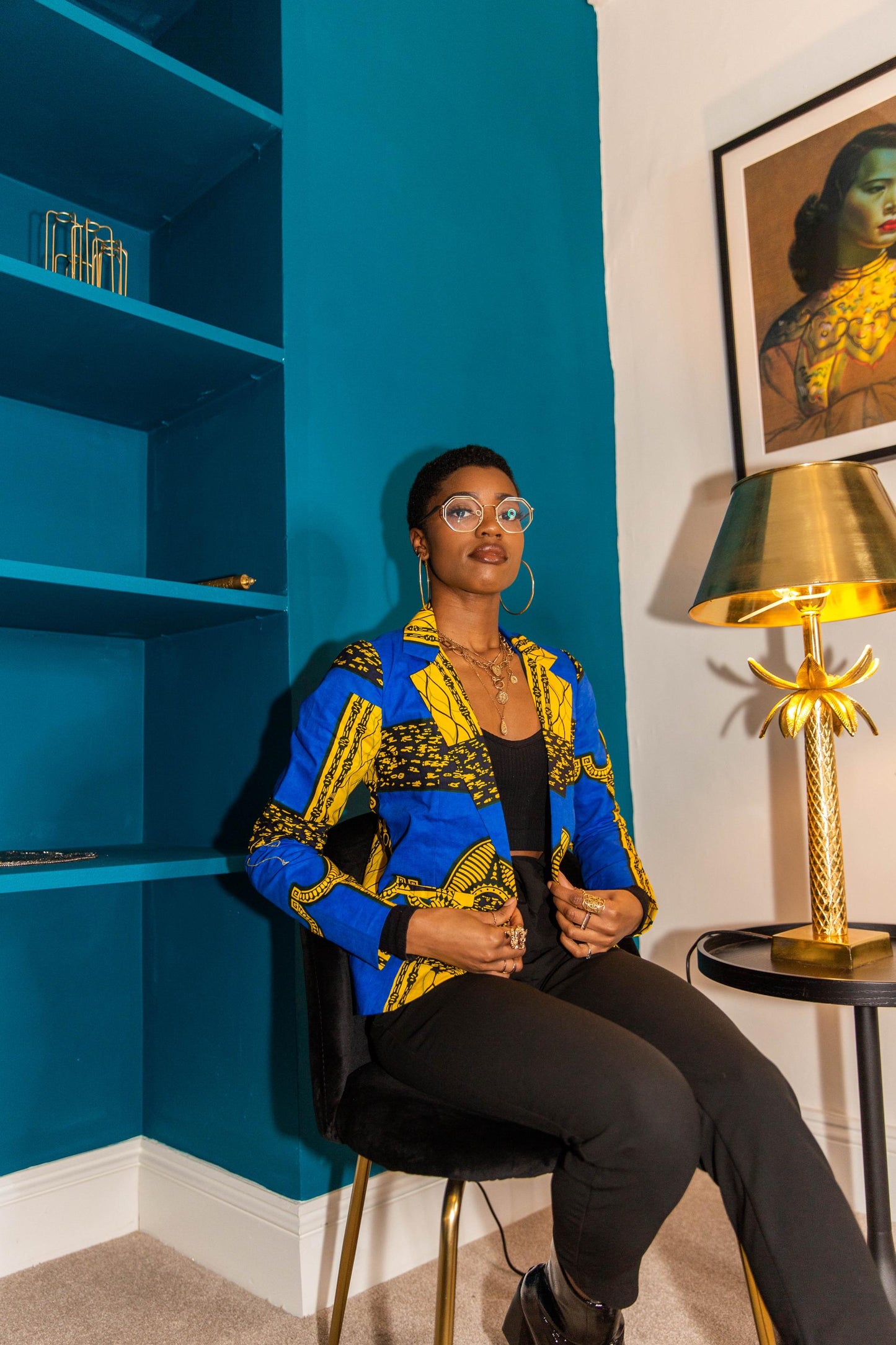 Bisa Ankara Blazer