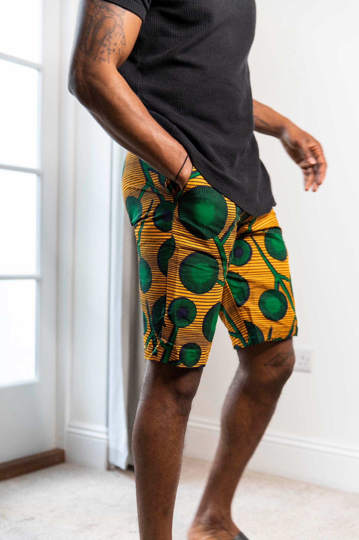 Djamena African Print Shorts