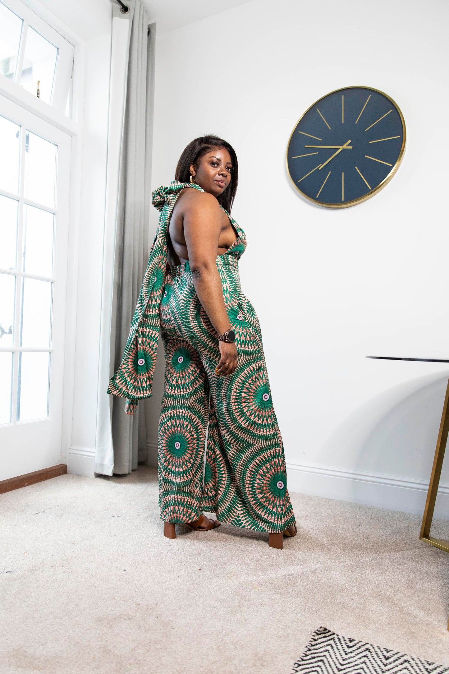 Lindi African Print Jumpsuit