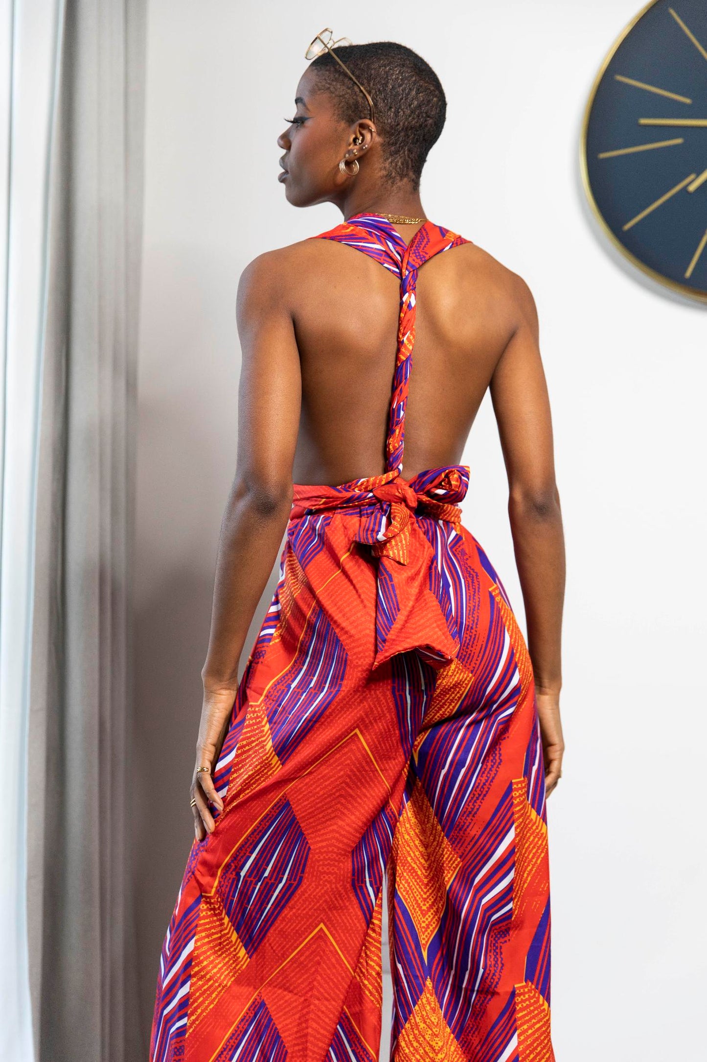 Chira African Print Jumpsuit