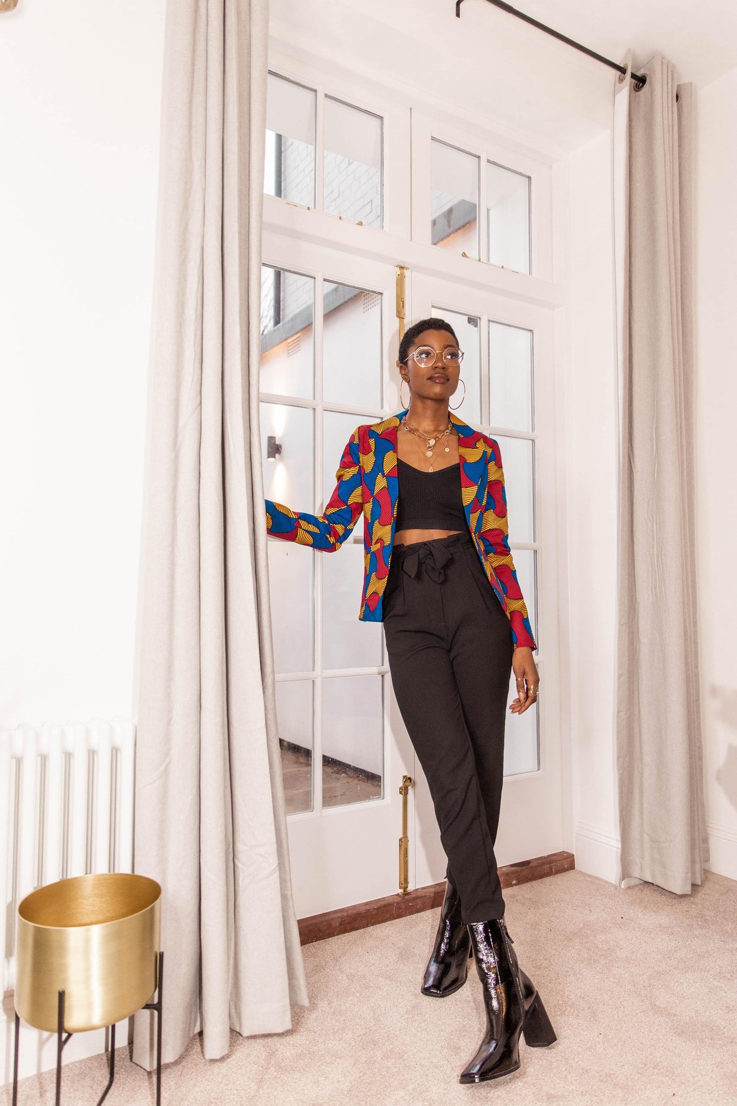 Knysna African Print Blazer