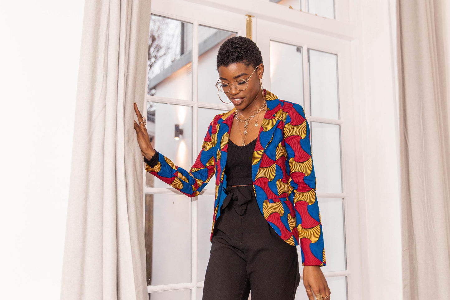 Knysna African Print Blazer