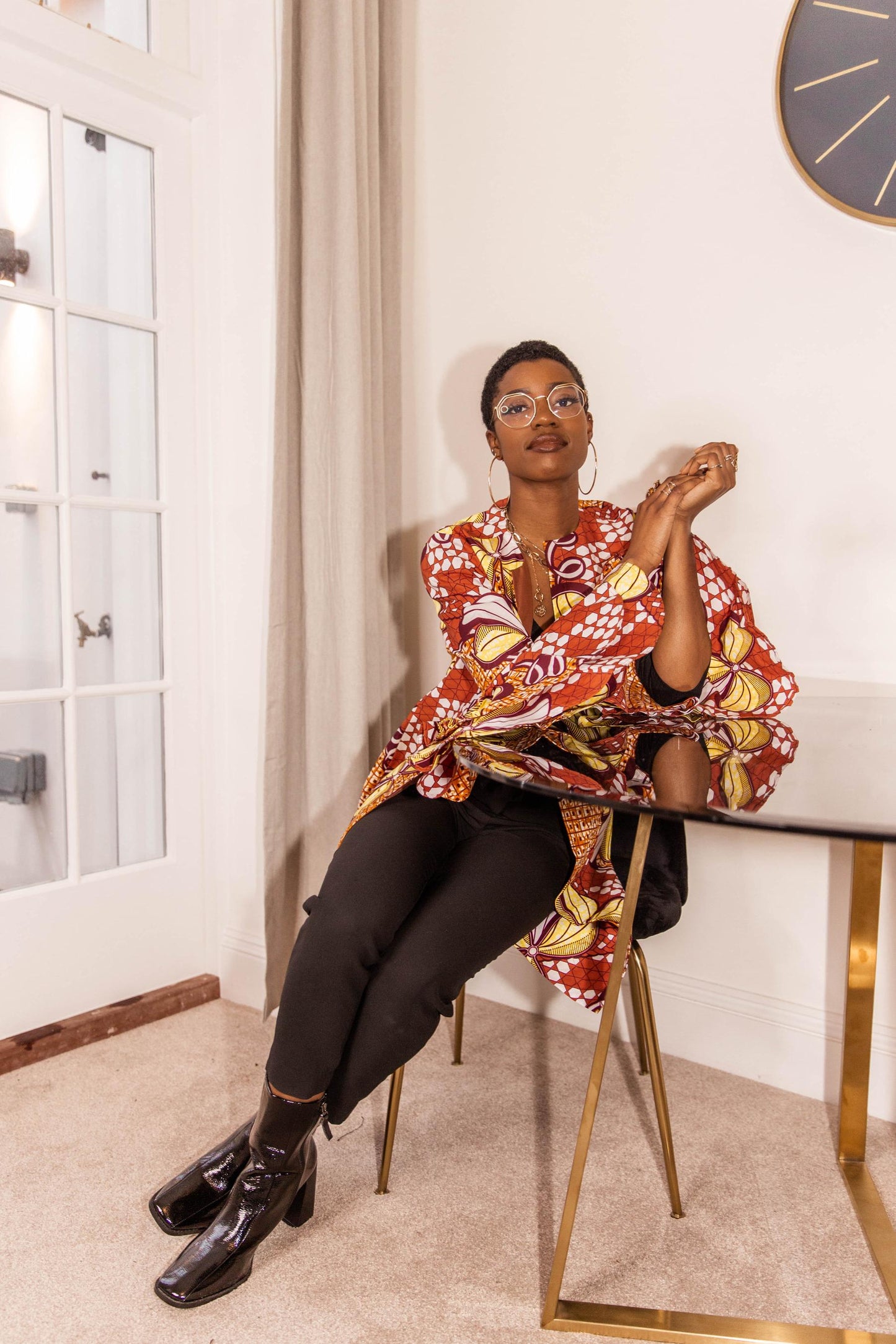 Makhanda African Print Blazer