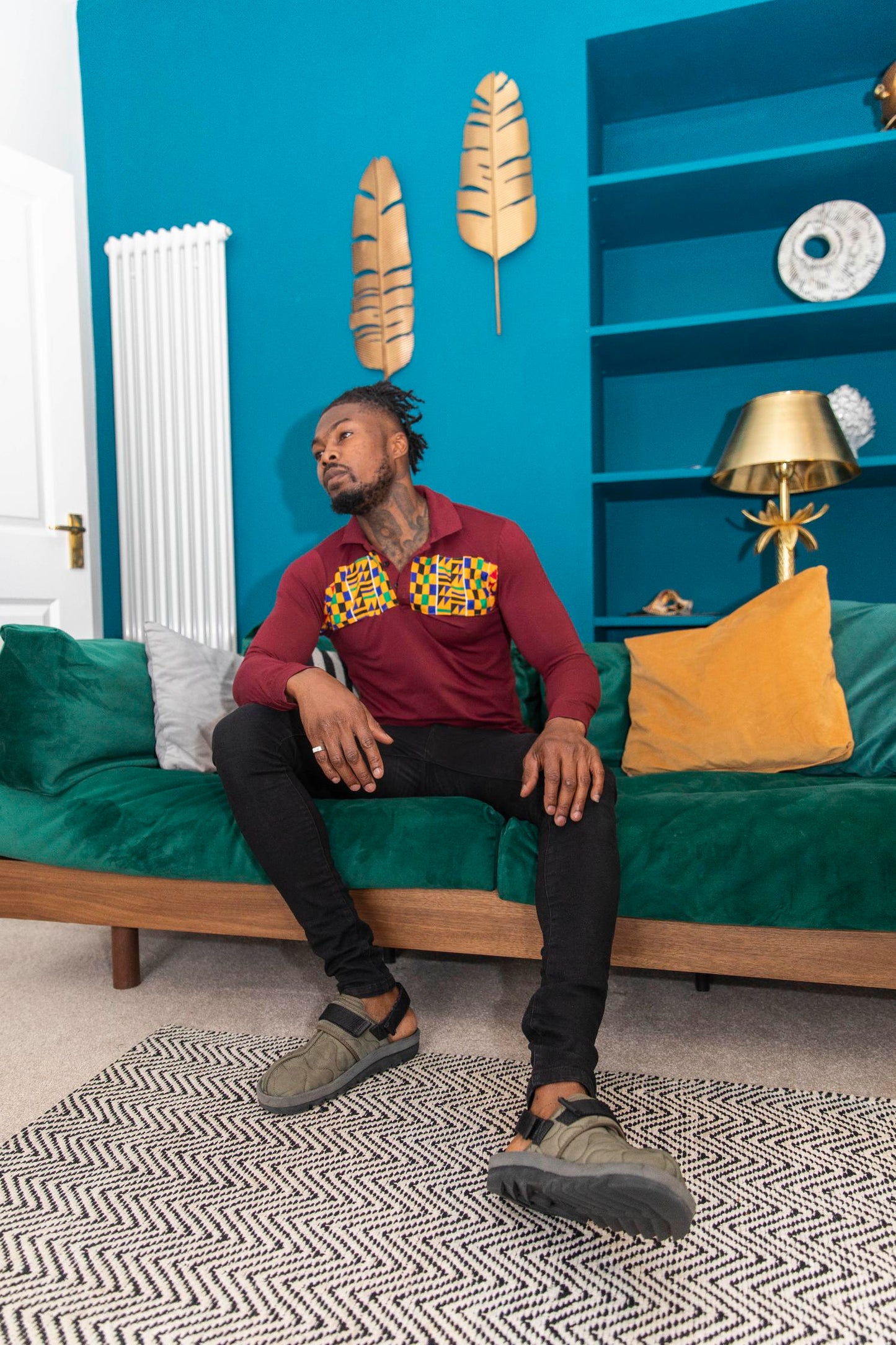 Kumasi Mens African Print Shirt