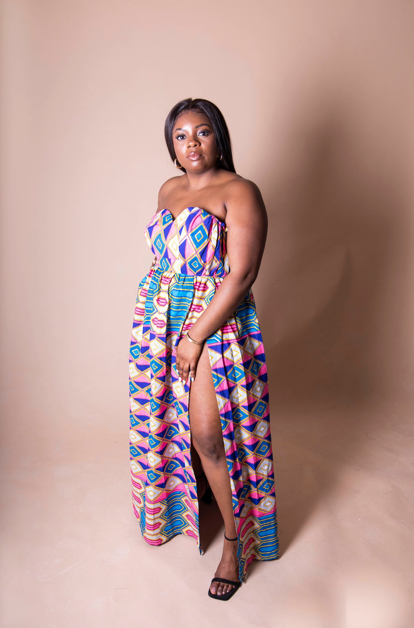 Sasha African Print Dress