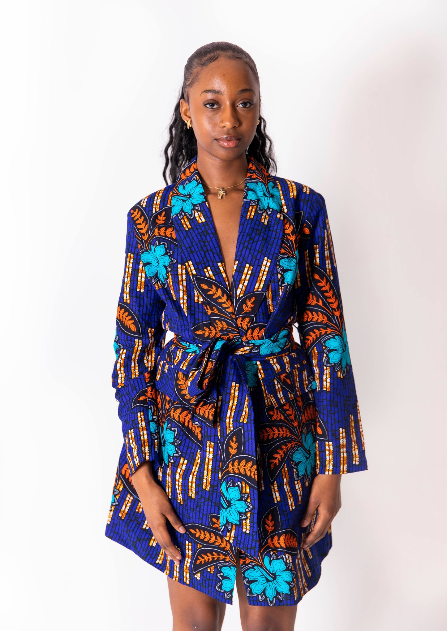 Michela African Print Jacket