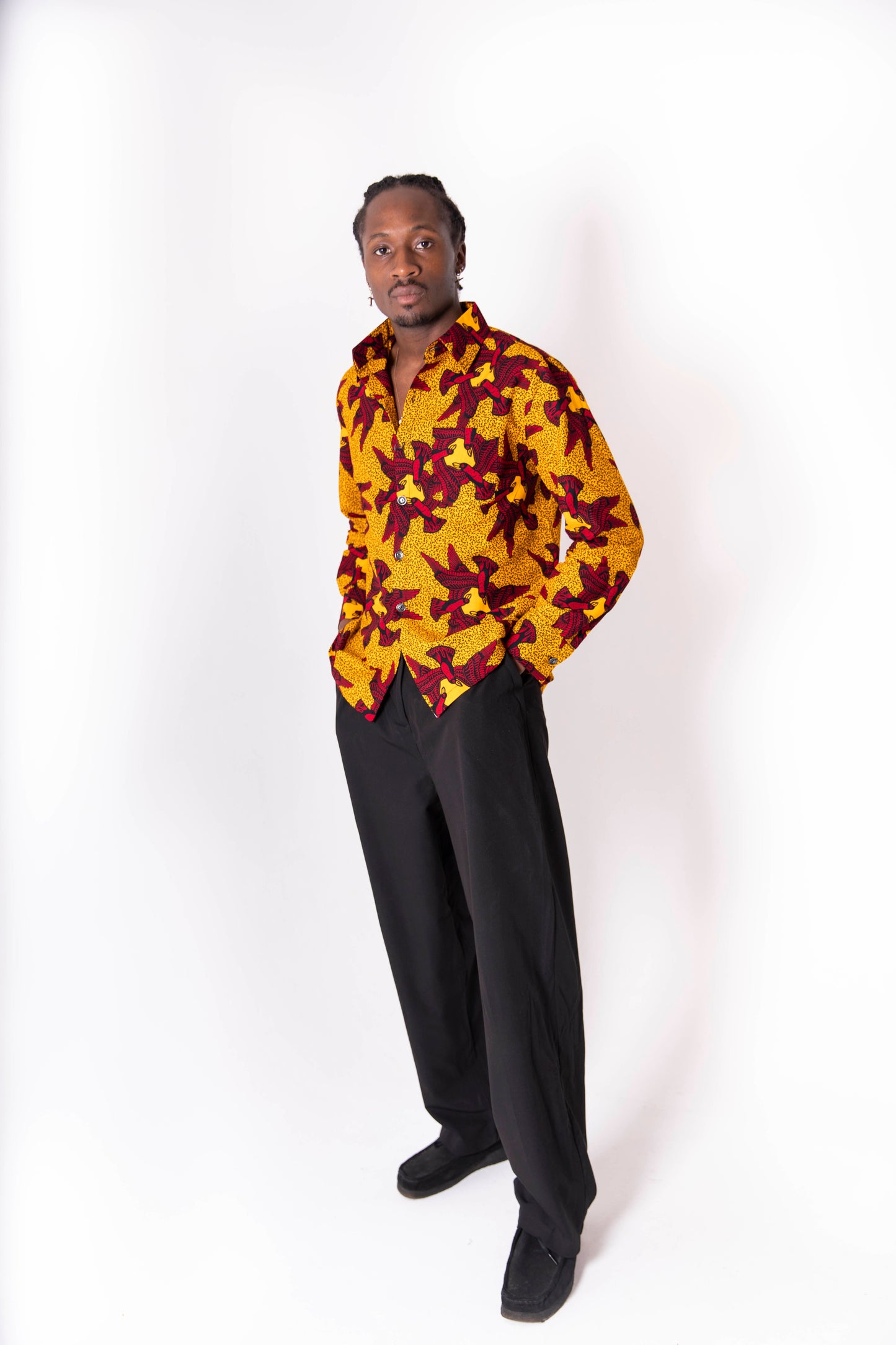 Jay African Print Shirt