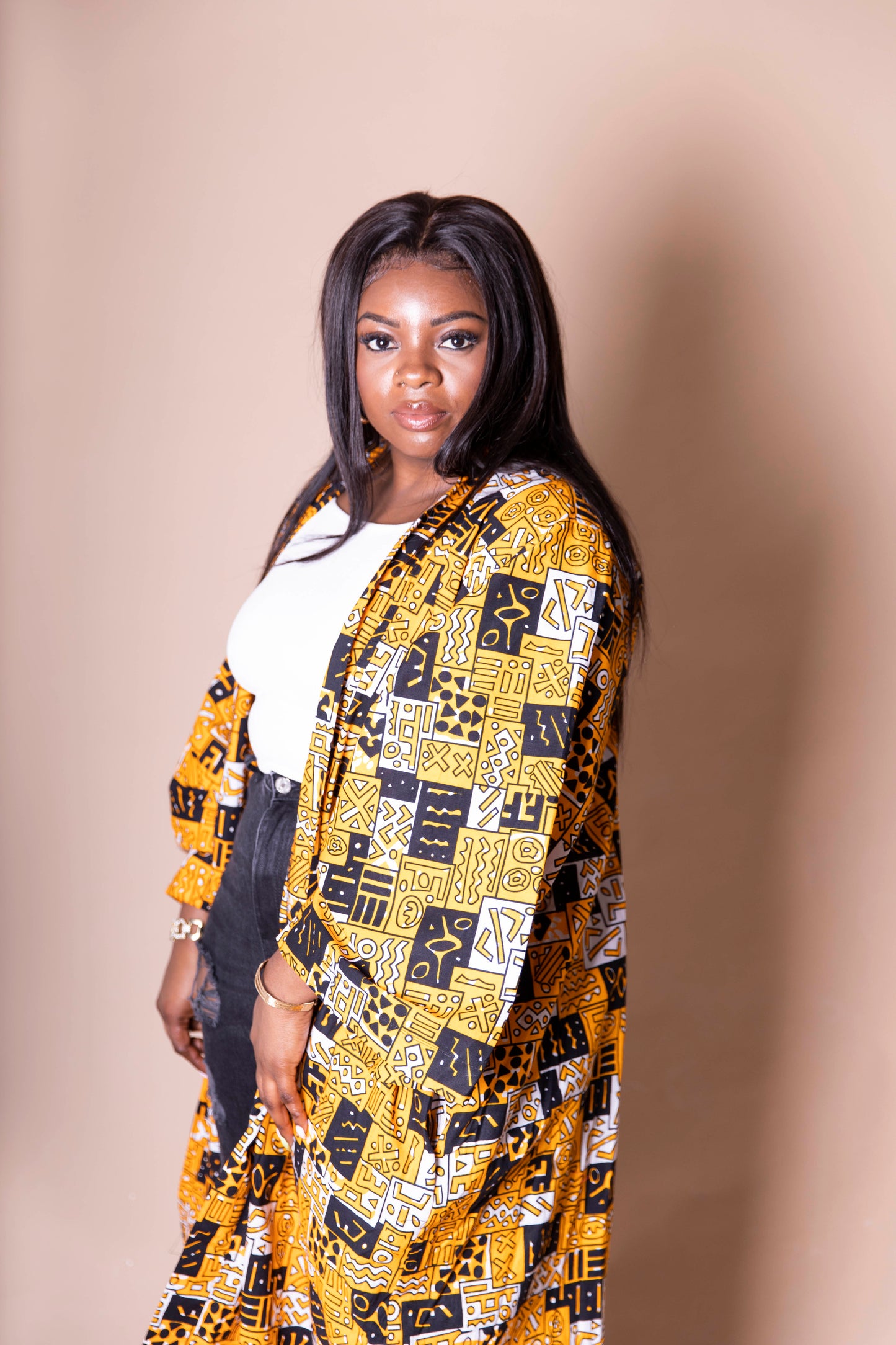 Queenie African Print Kaftan