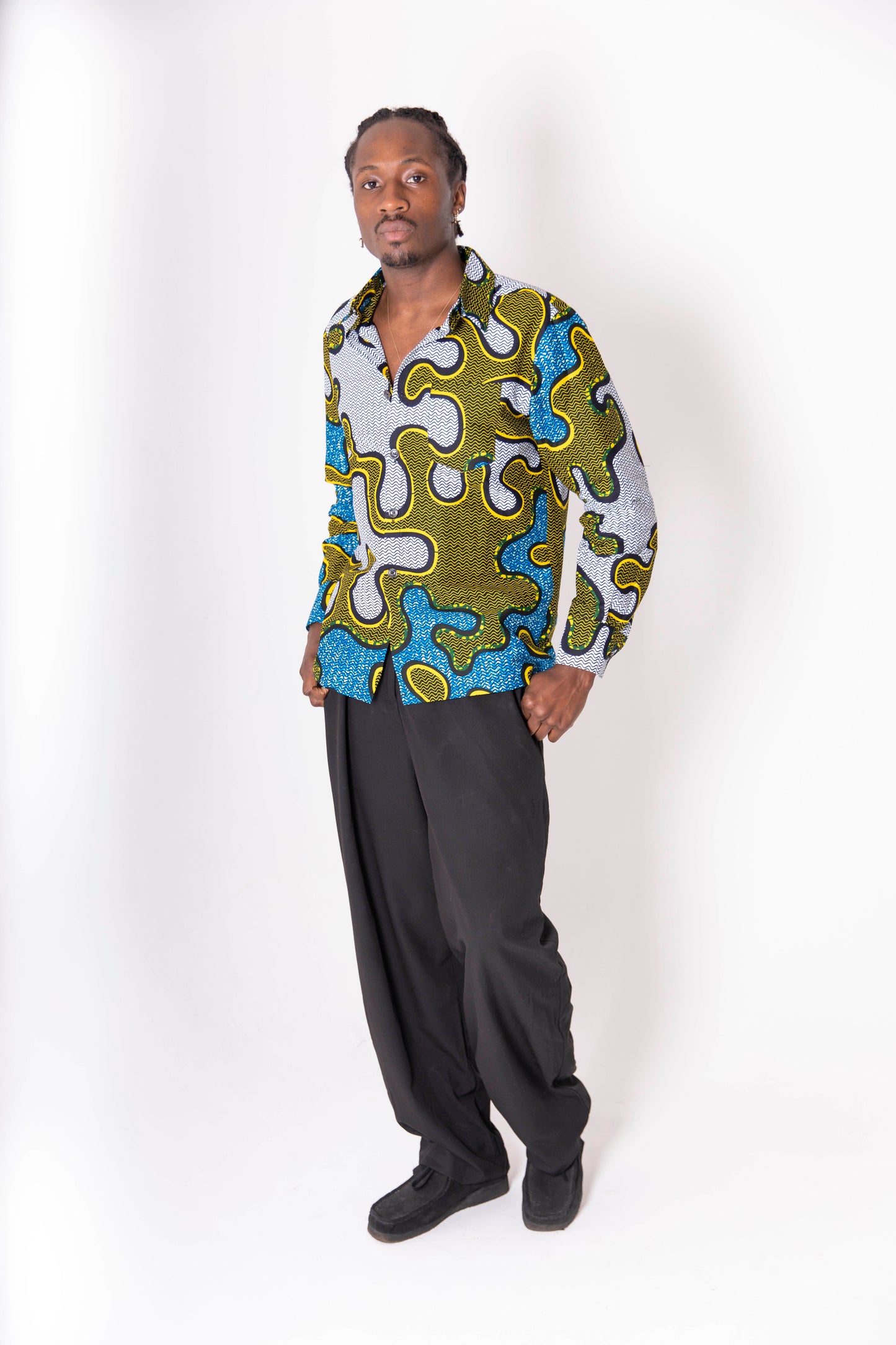 Kayan African Print Shirt