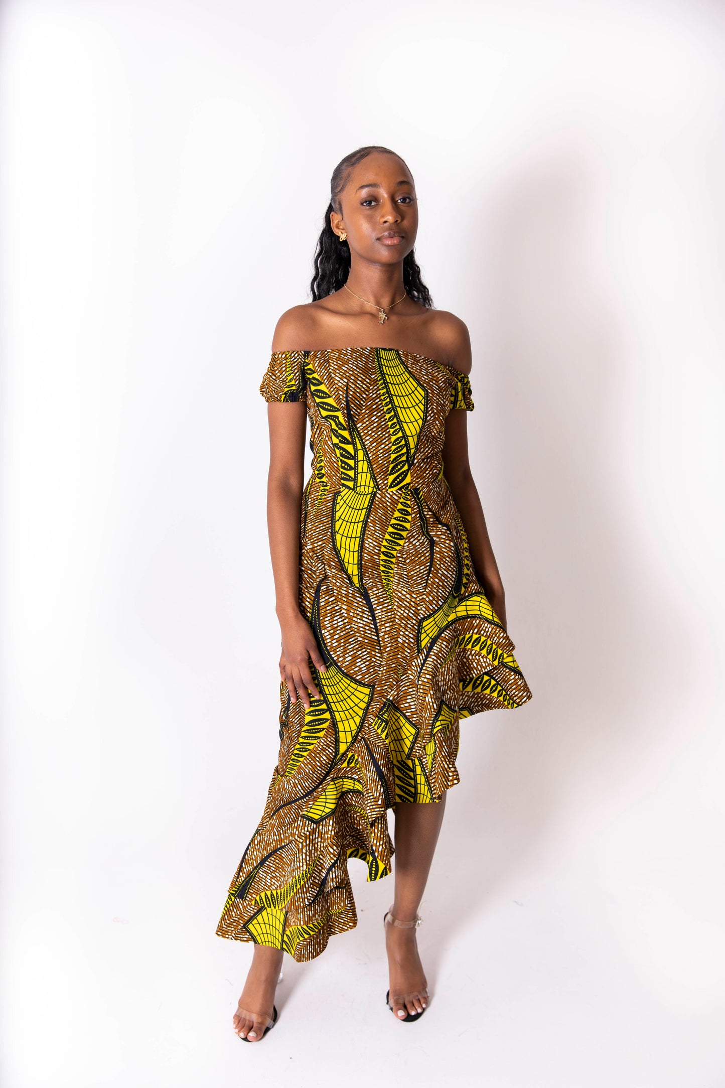 Chi African Print Dress