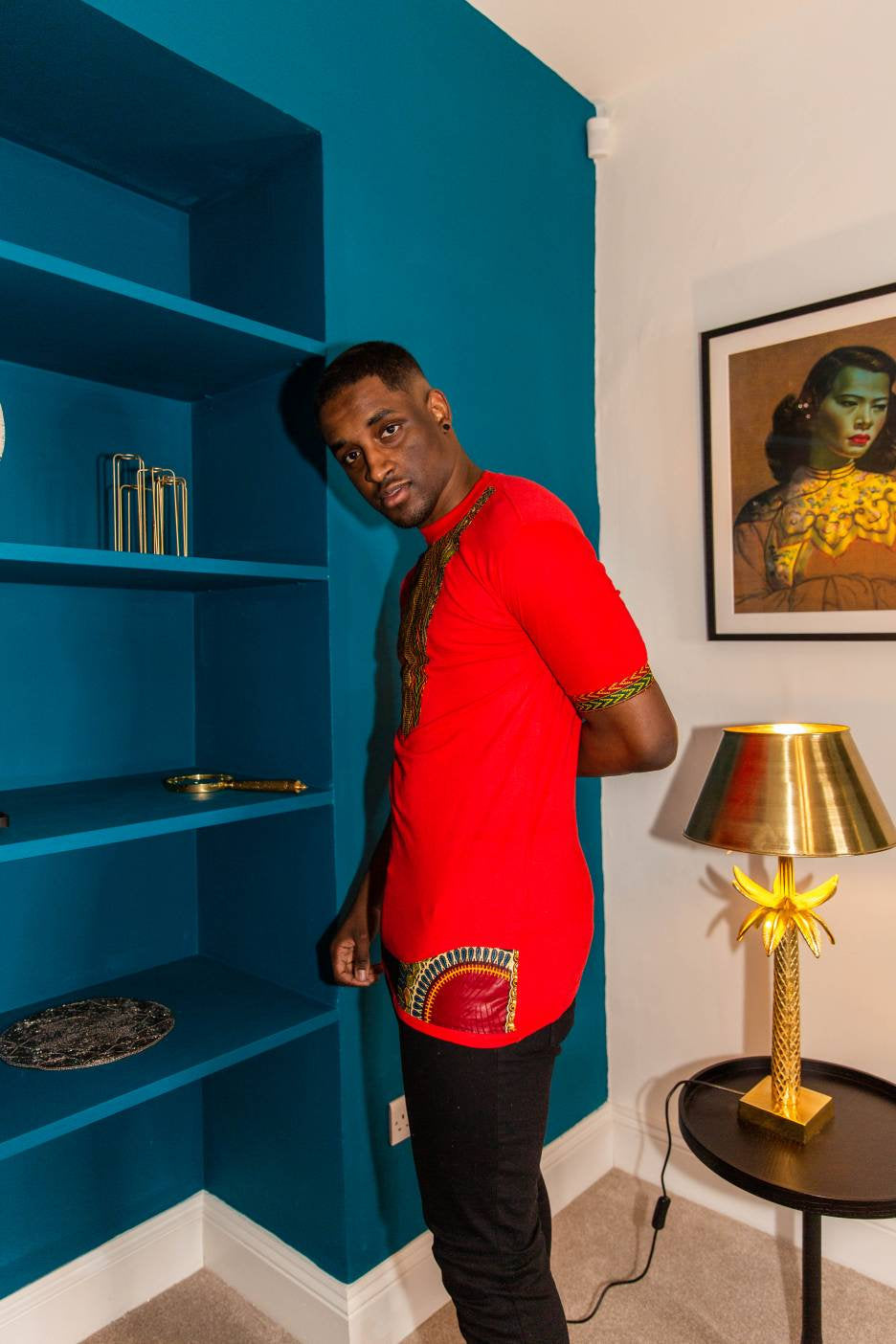 Gombe Dashiki Print Shirt