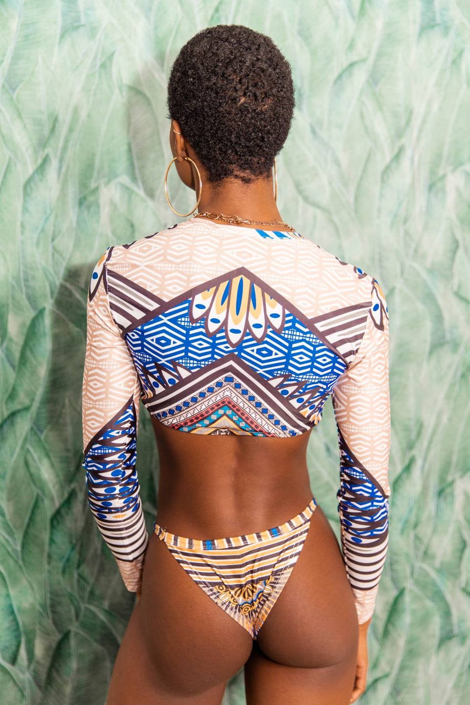 Tunis African Print Swimsuit