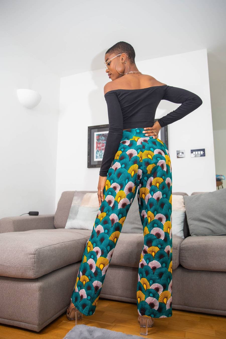 Shubra African Print Pants