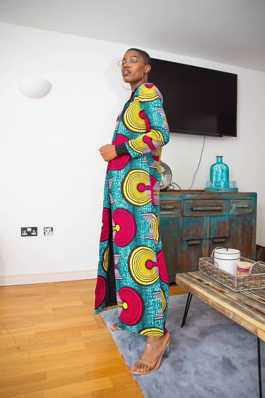 Maputo African Print Jacket