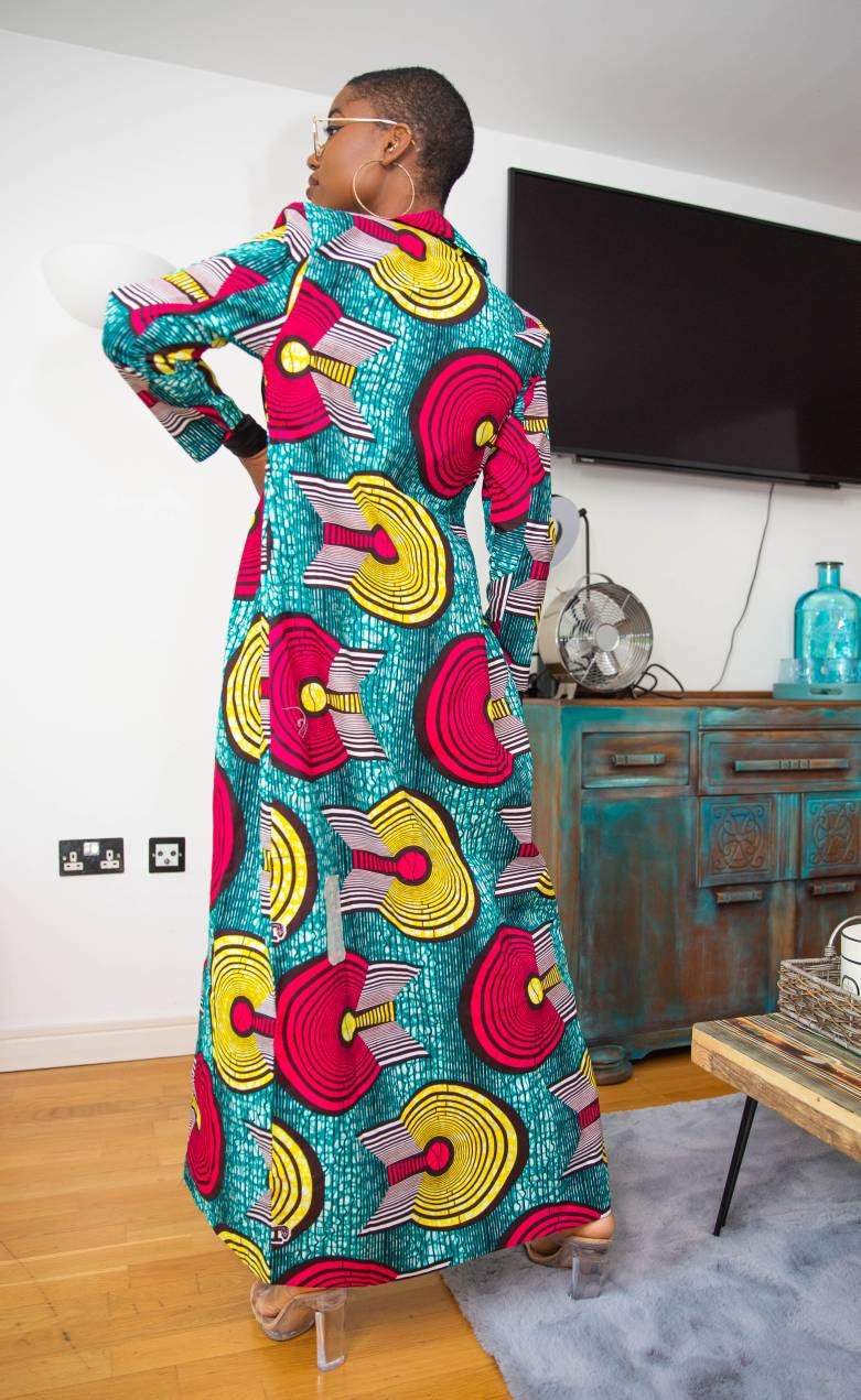 Maputo African Print Jacket
