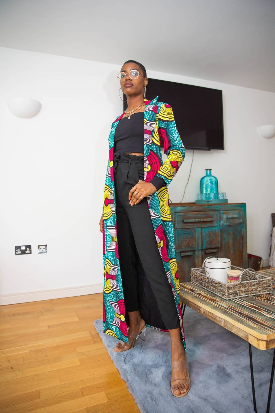 Maputo African Print Jacket