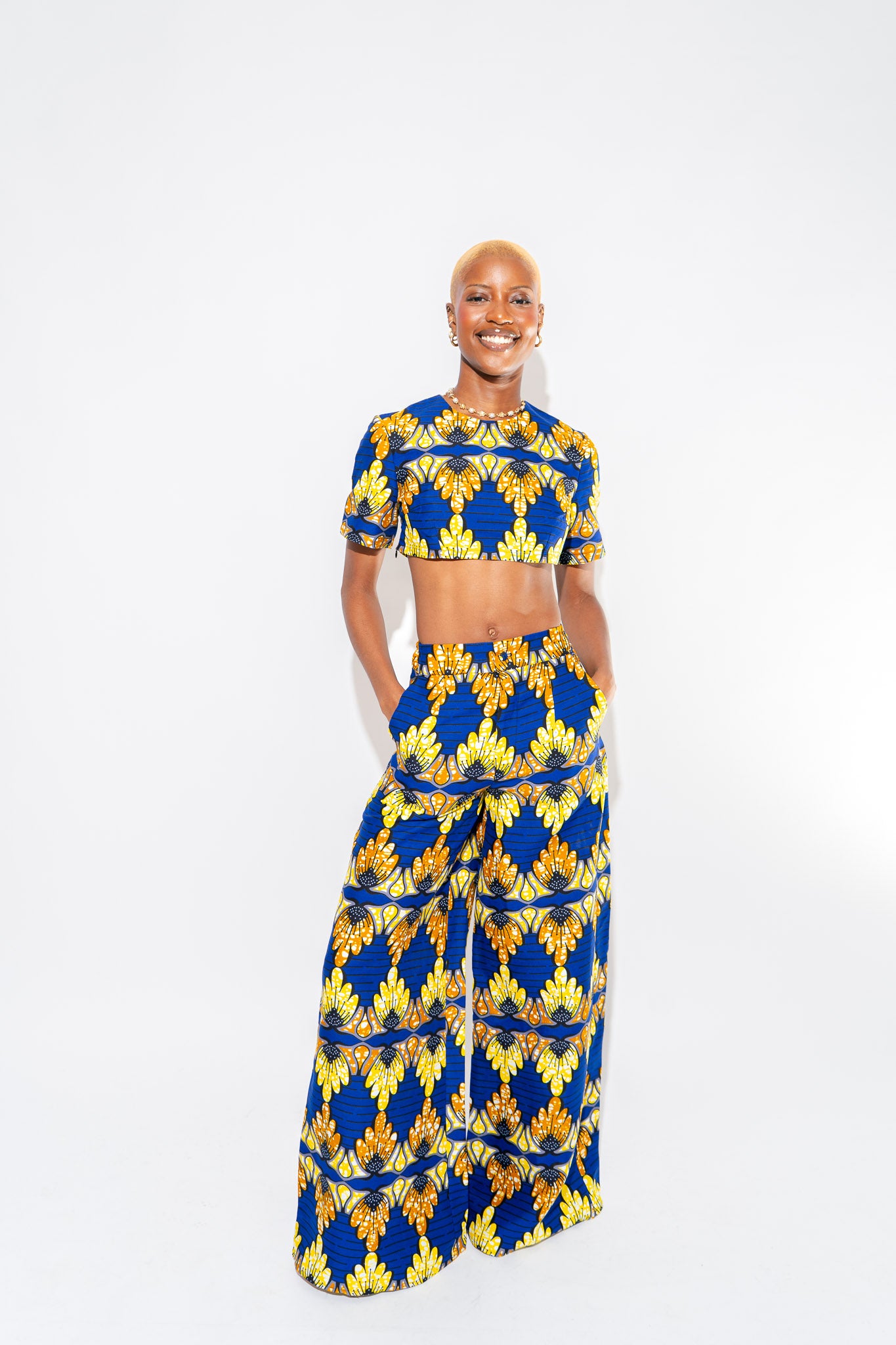 Naledi African Print Trousers and Top