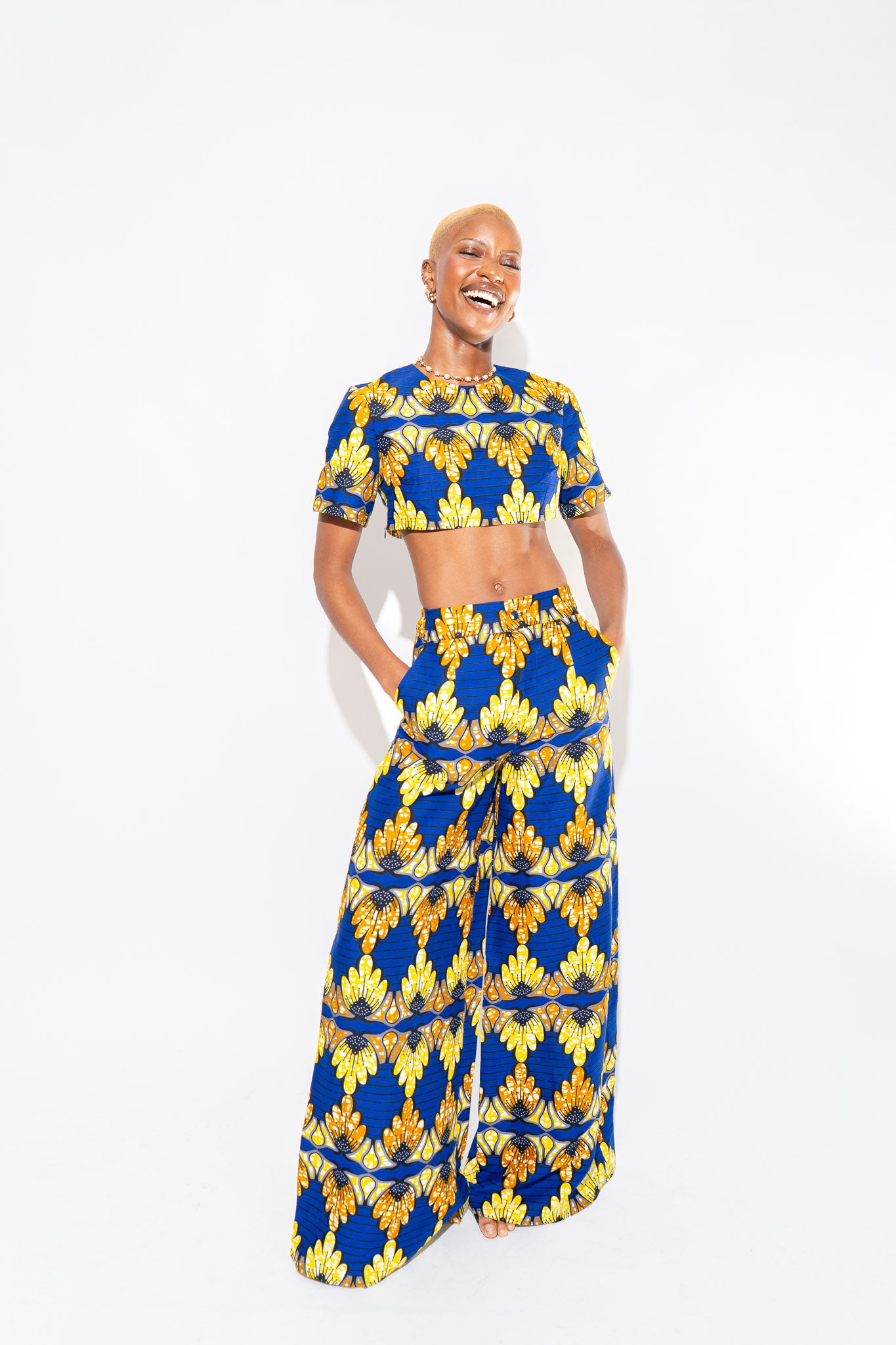 Naledi African Print Trousers and Top