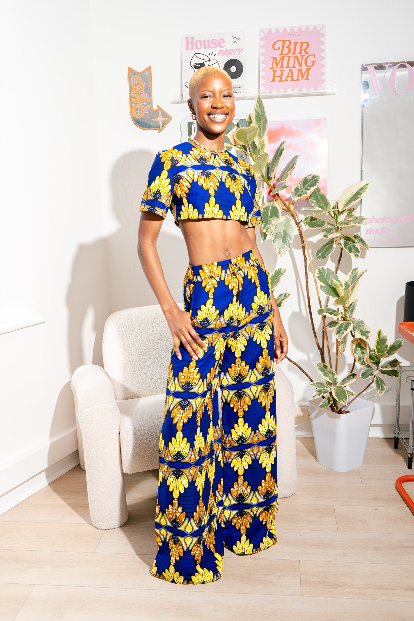 Naledi African Print Trousers and Top