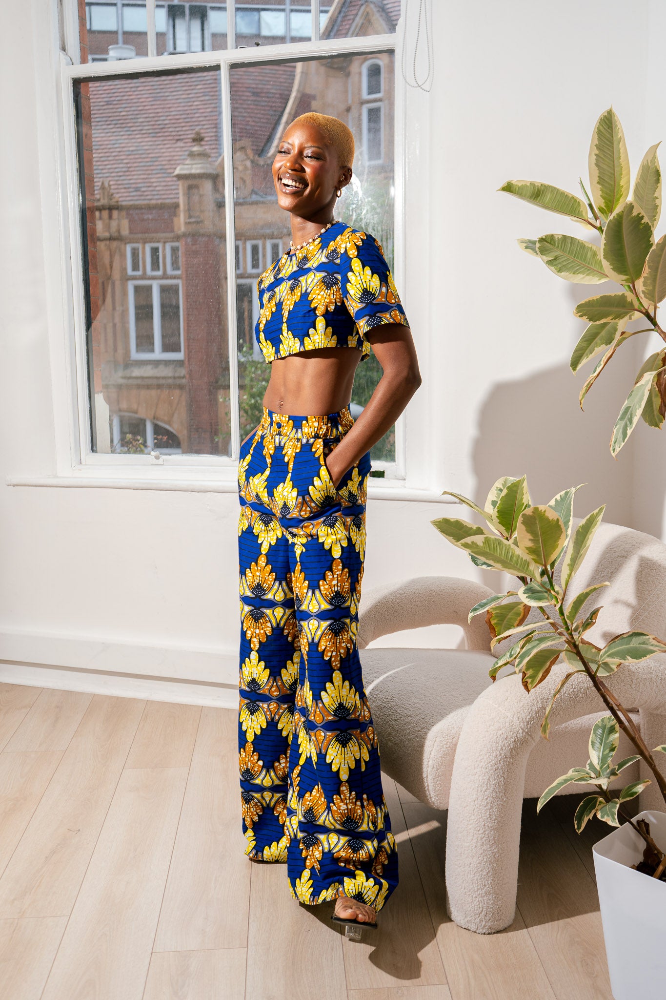 Naledi African Print Trousers and Top