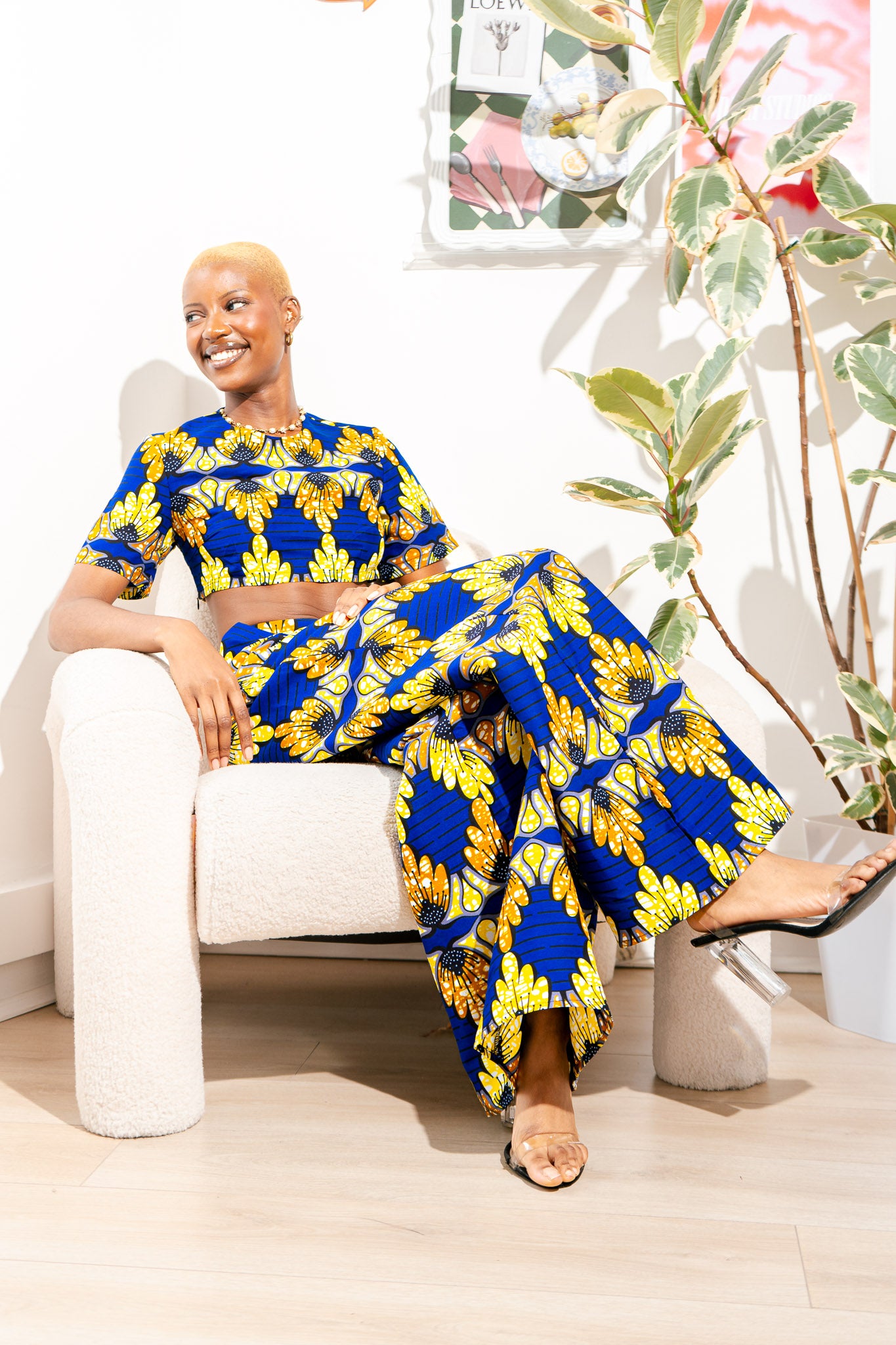 Naledi African Print Trousers and Top