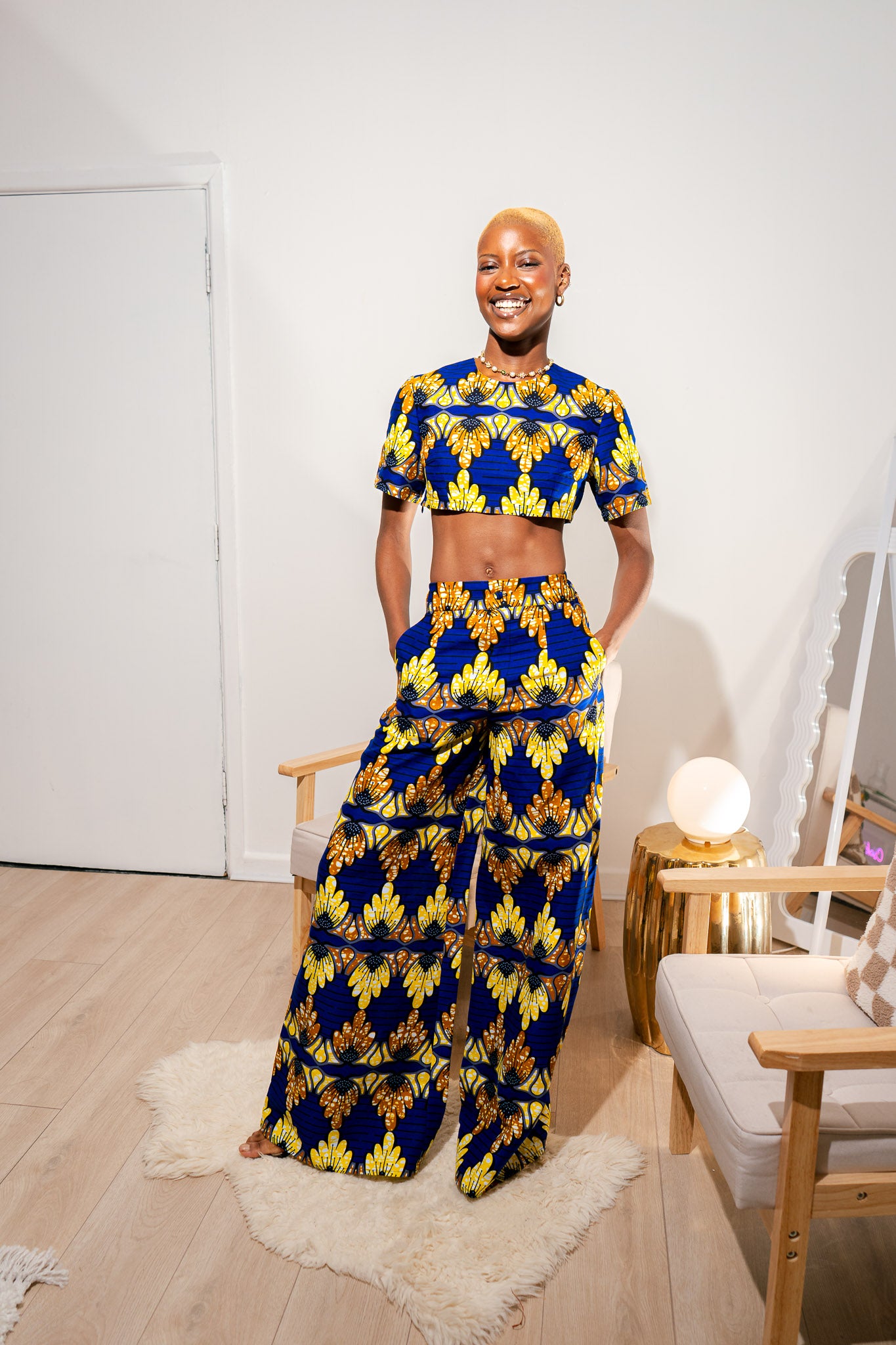 Naledi African Print Trousers and Top