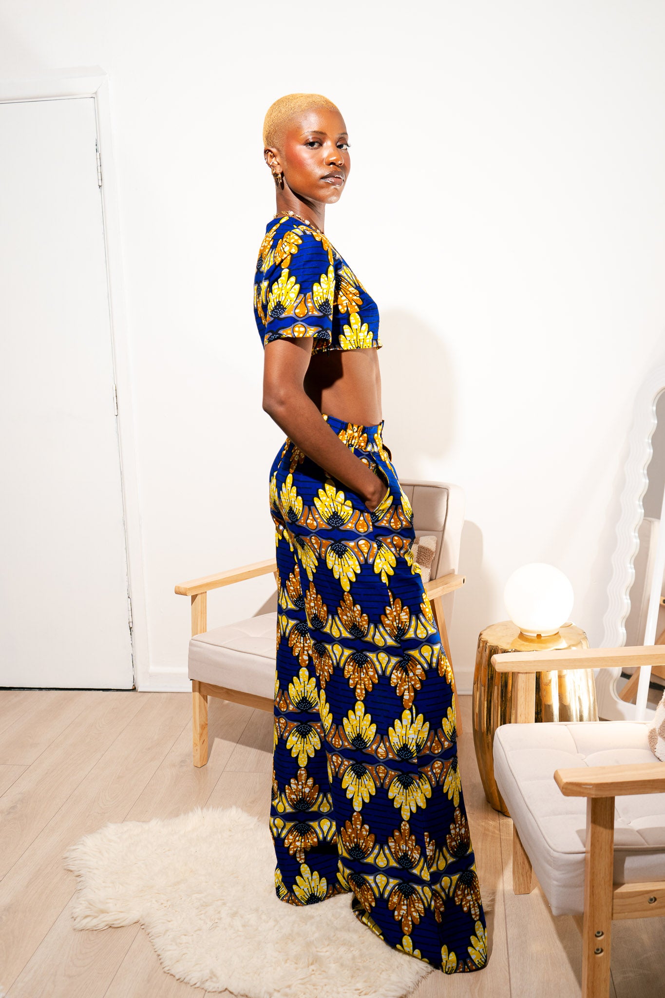 Naledi African Print Trousers and Top