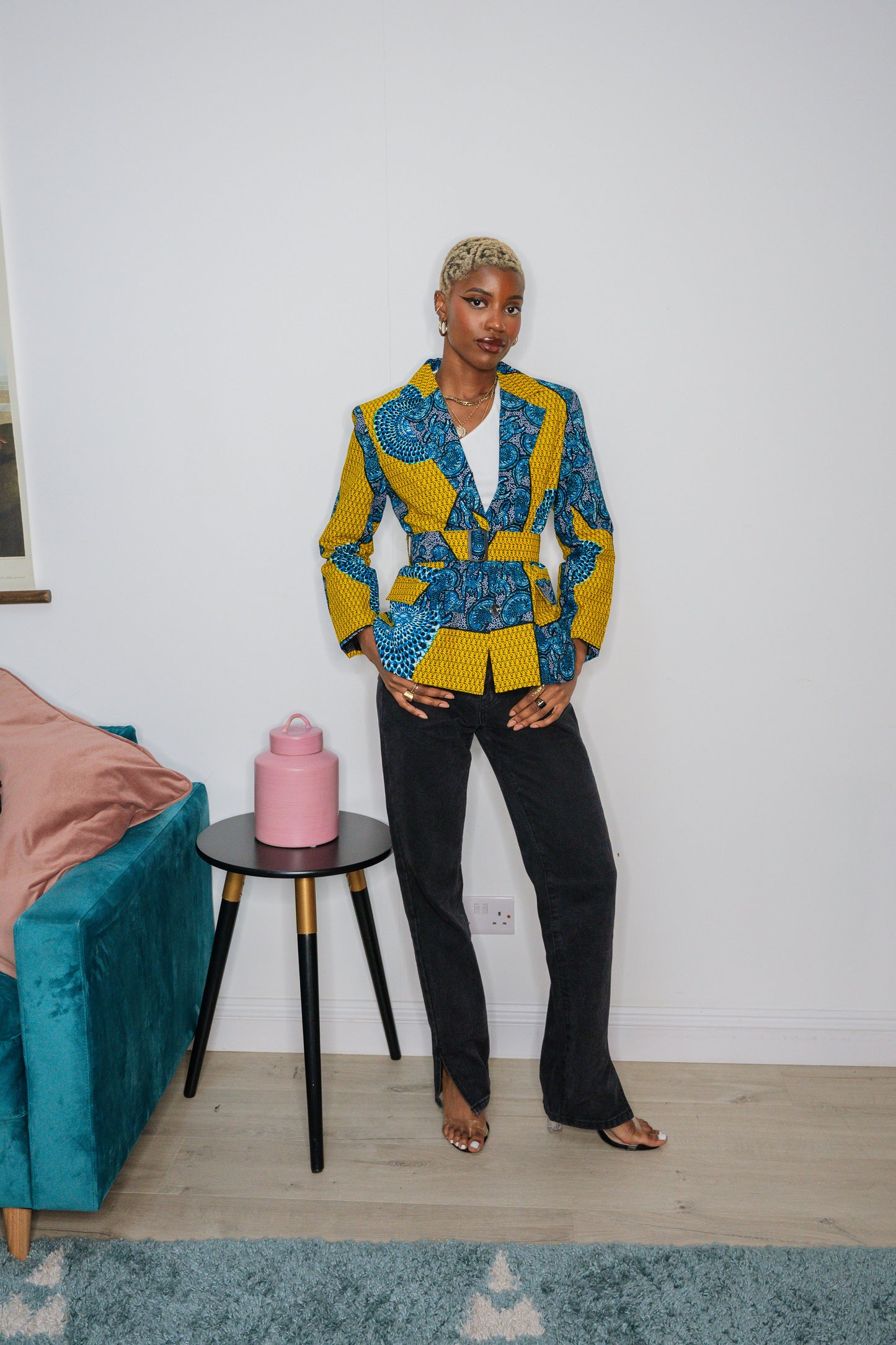 Irma African Print Blazer