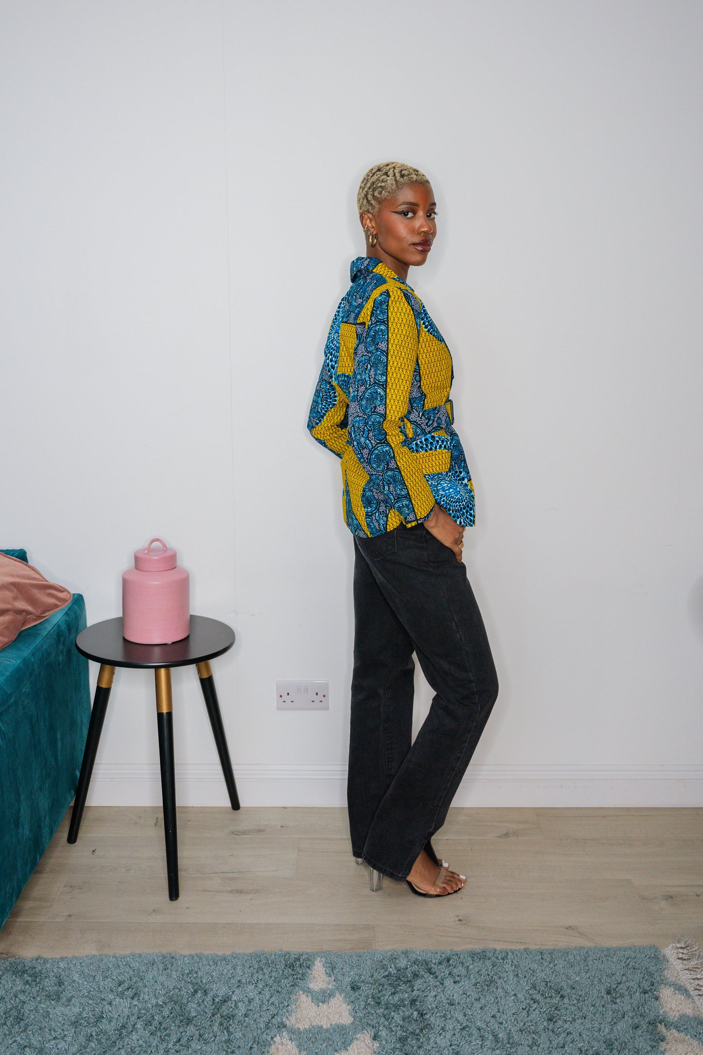 Irma African Print Blazer