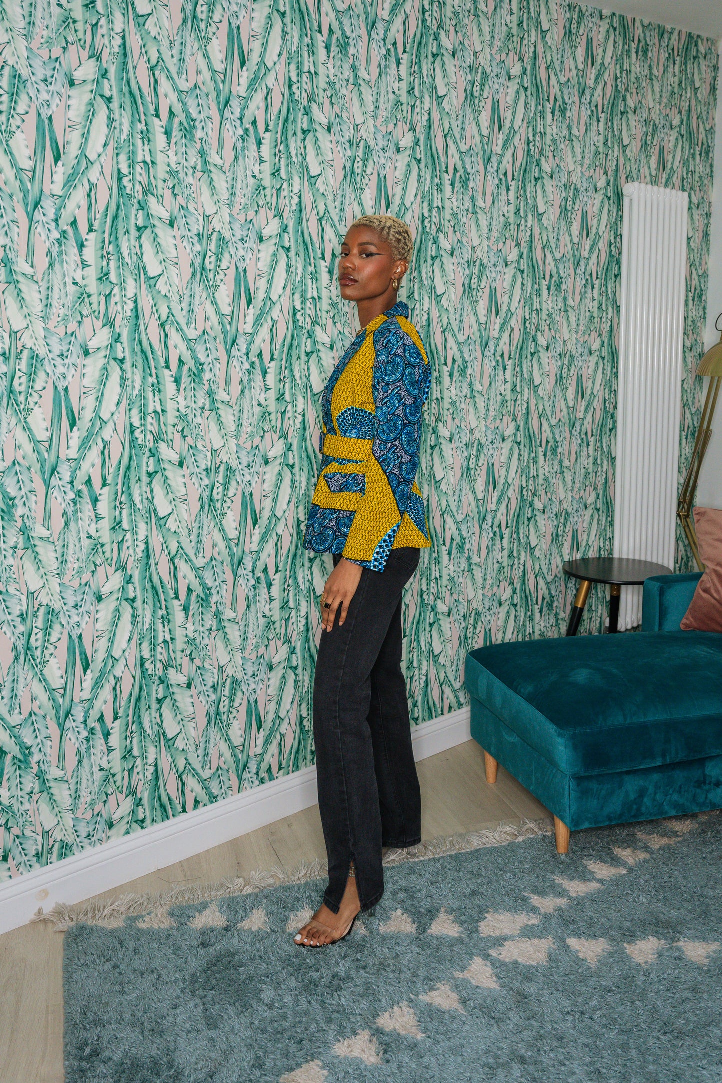 Irma African Print Blazer