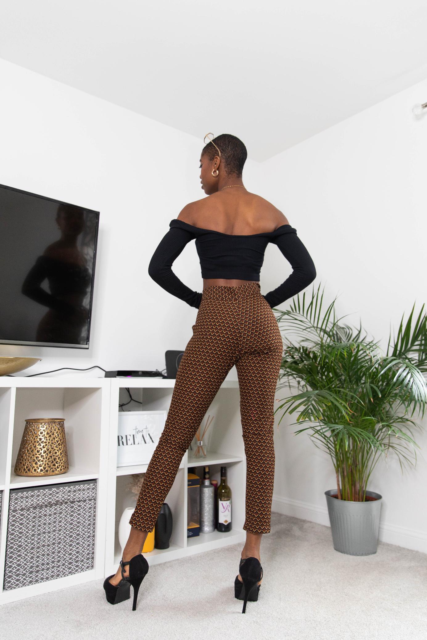 Noire African Print Pants