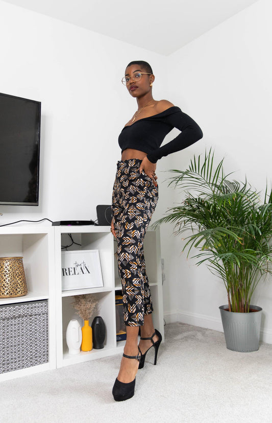 Beira African Print Pants