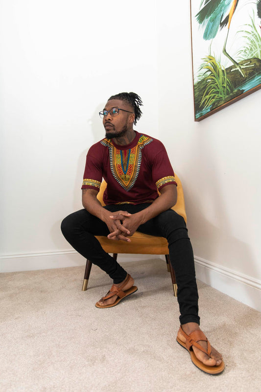 Gombe African Dashiki Print Shirt