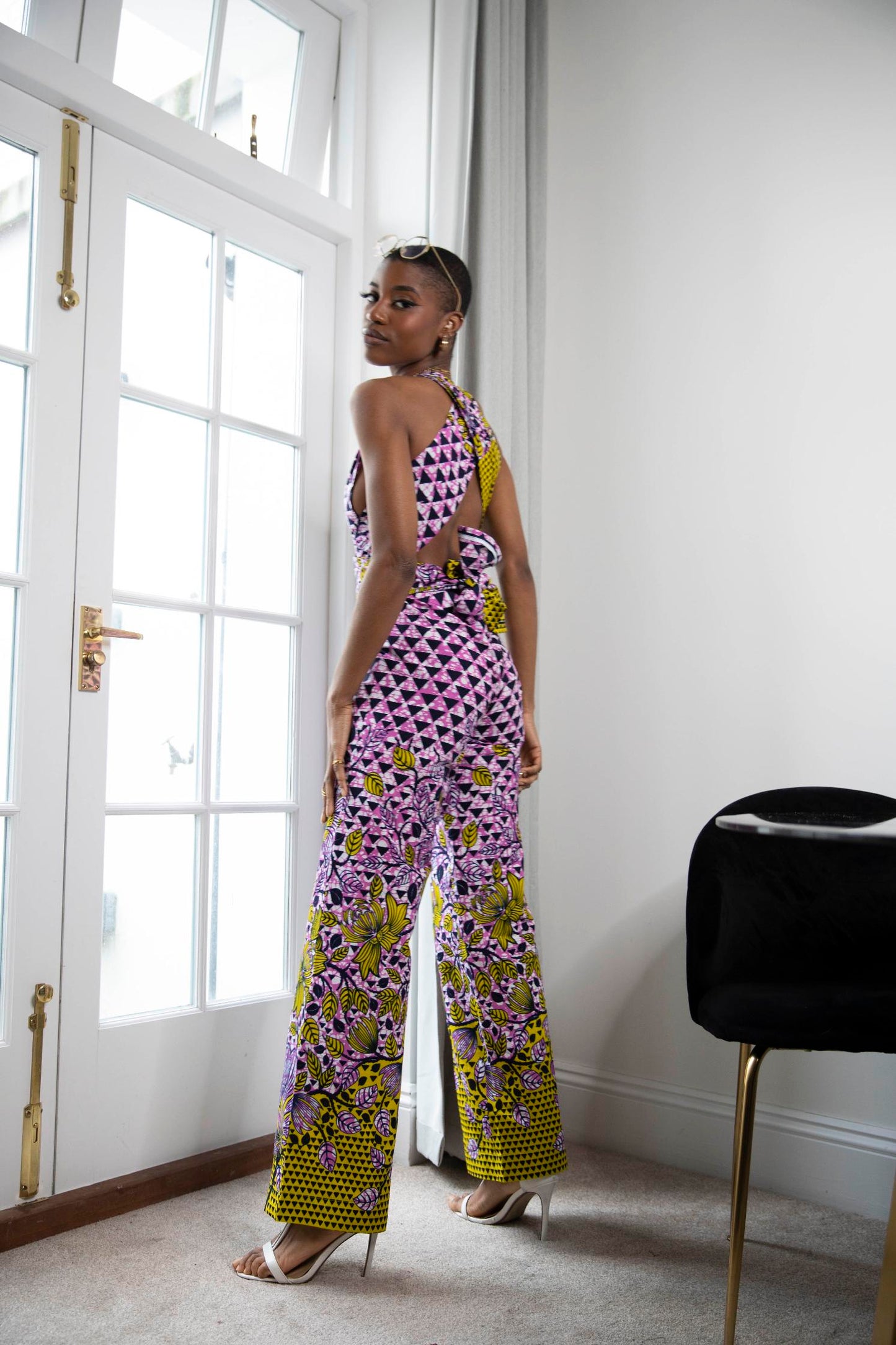 Zaria African Print Jumpsuit