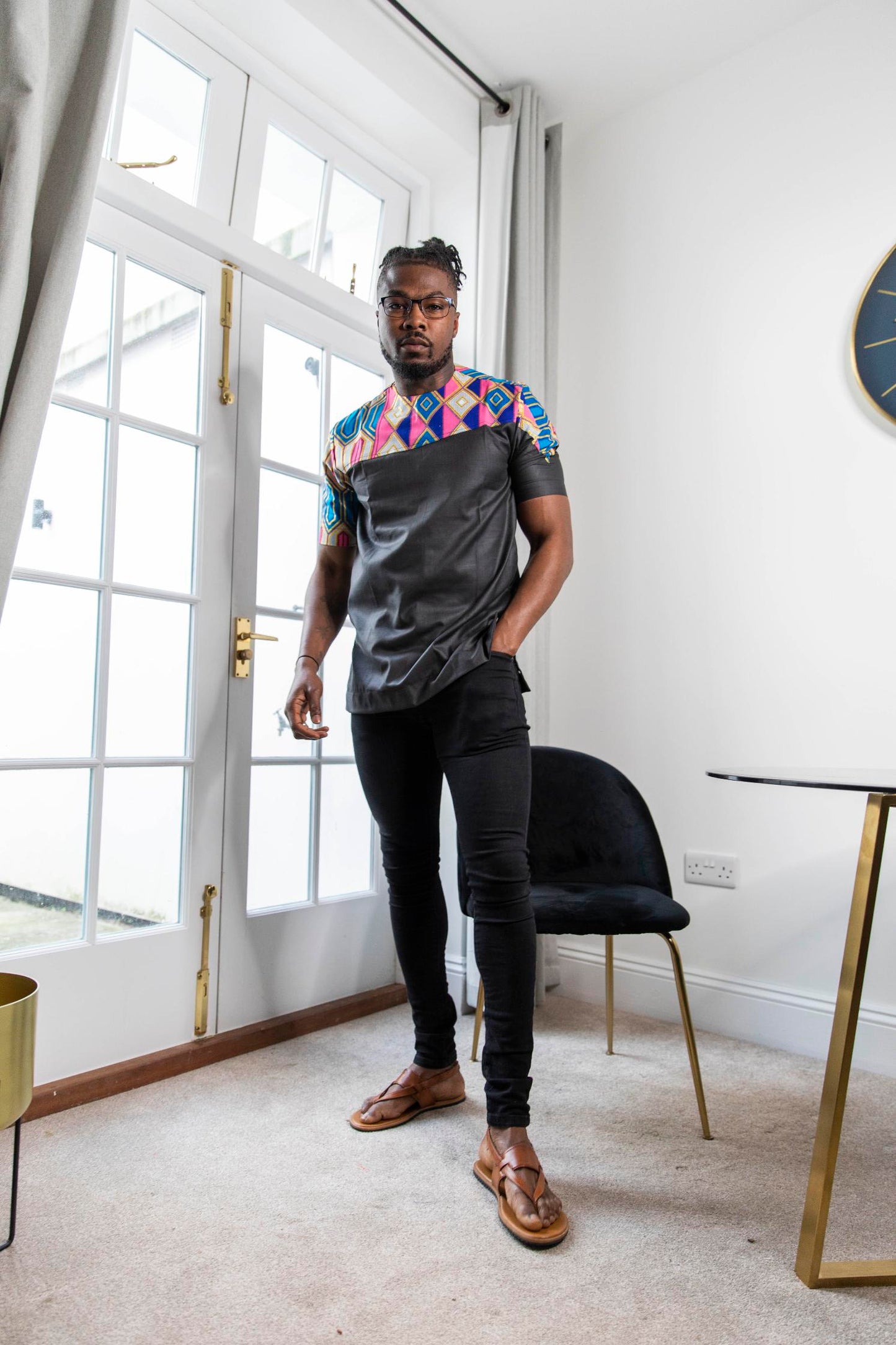 Iro Kente Print Men's Shirt