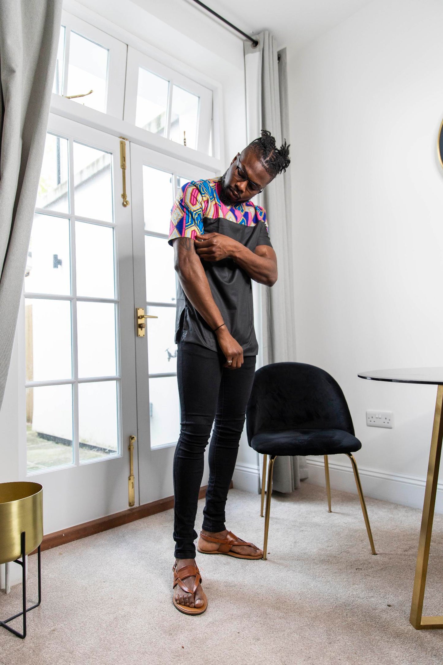 Iro Kente Print Men's Shirt