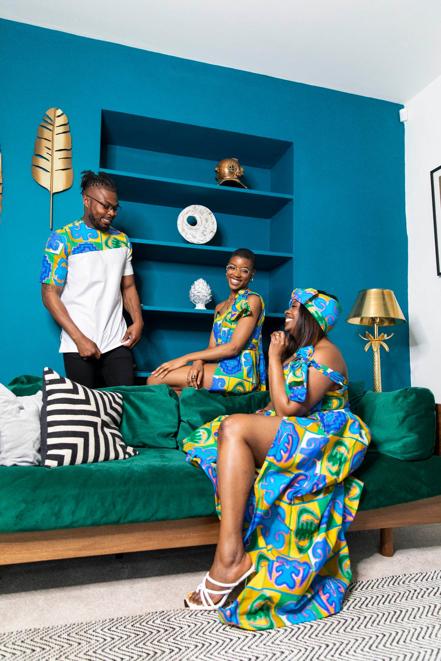Aobi Kente Print Men's Shirt