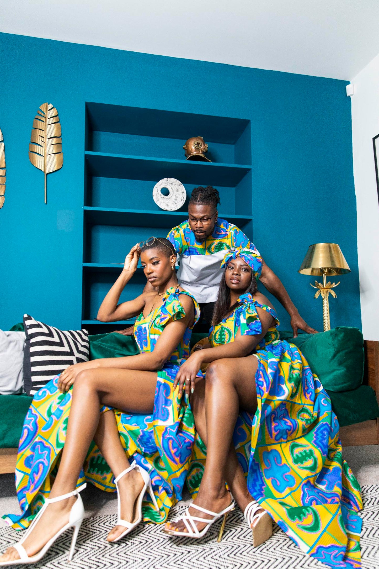 Aobi Kente Print Men's Shirt