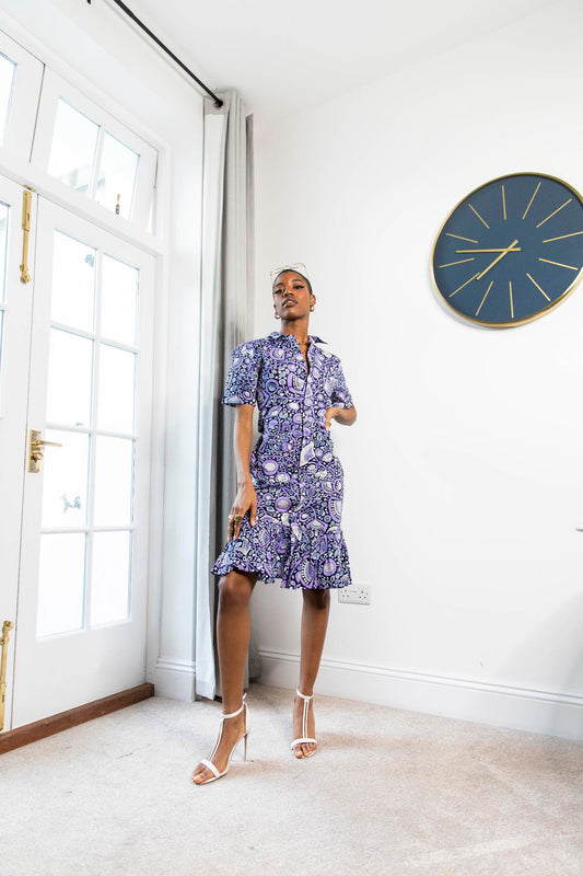 Nala African Print Dress