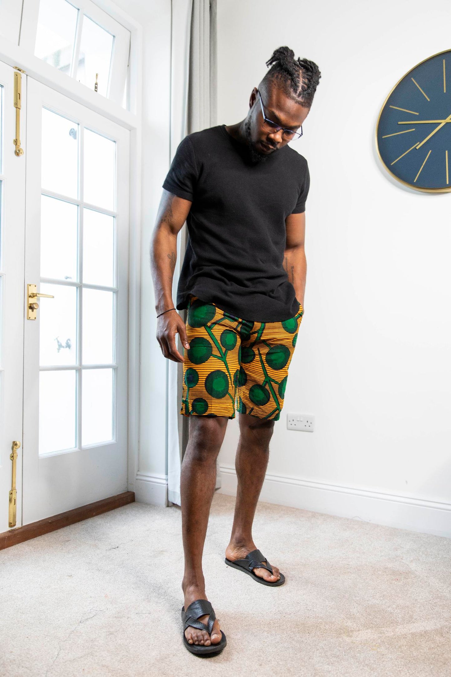 Djamena African Print Shorts