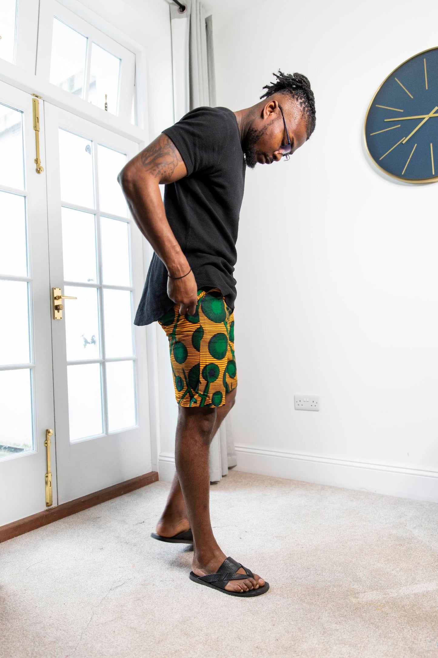 Djamena African Print Shorts