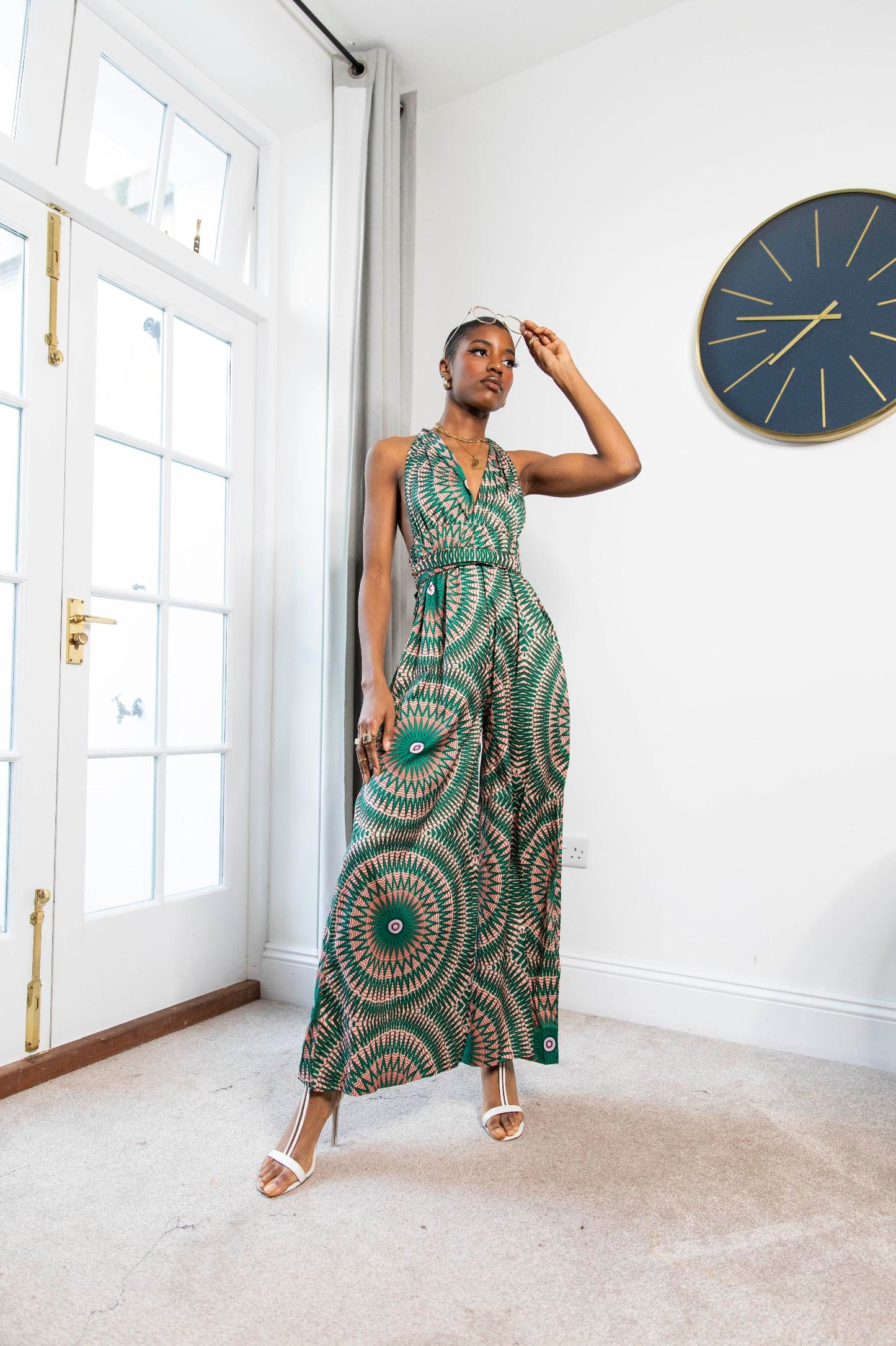 Lindi African Print Jumpsuit