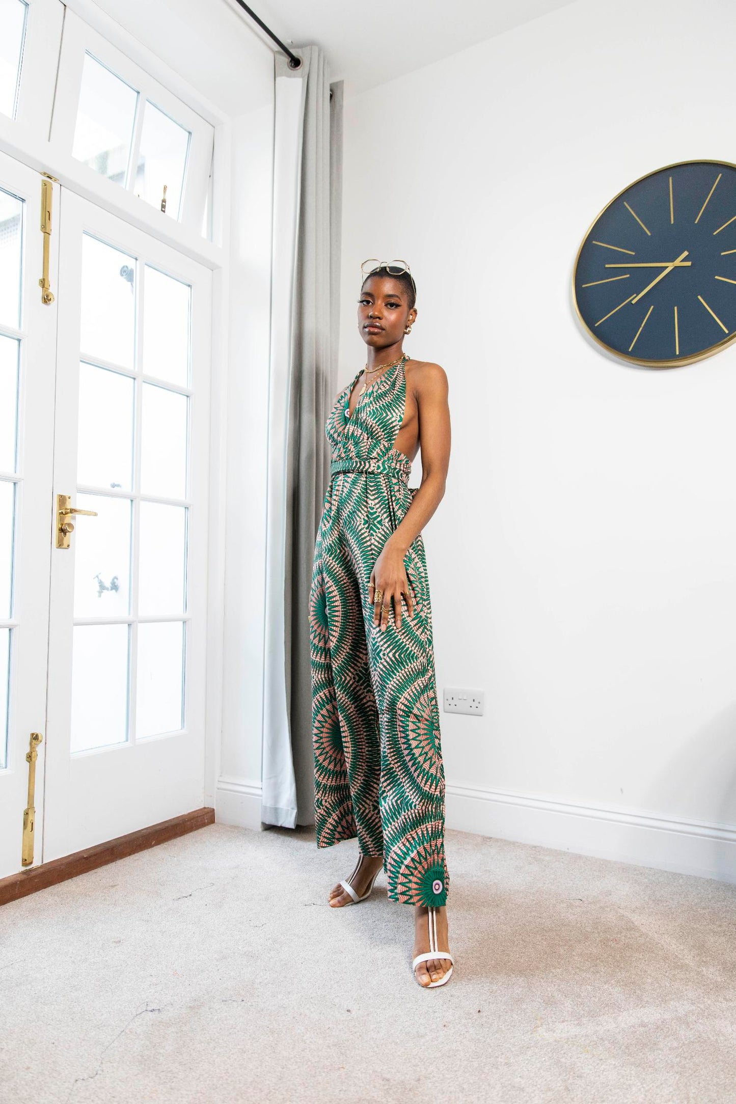 Lindi African Print Jumpsuit