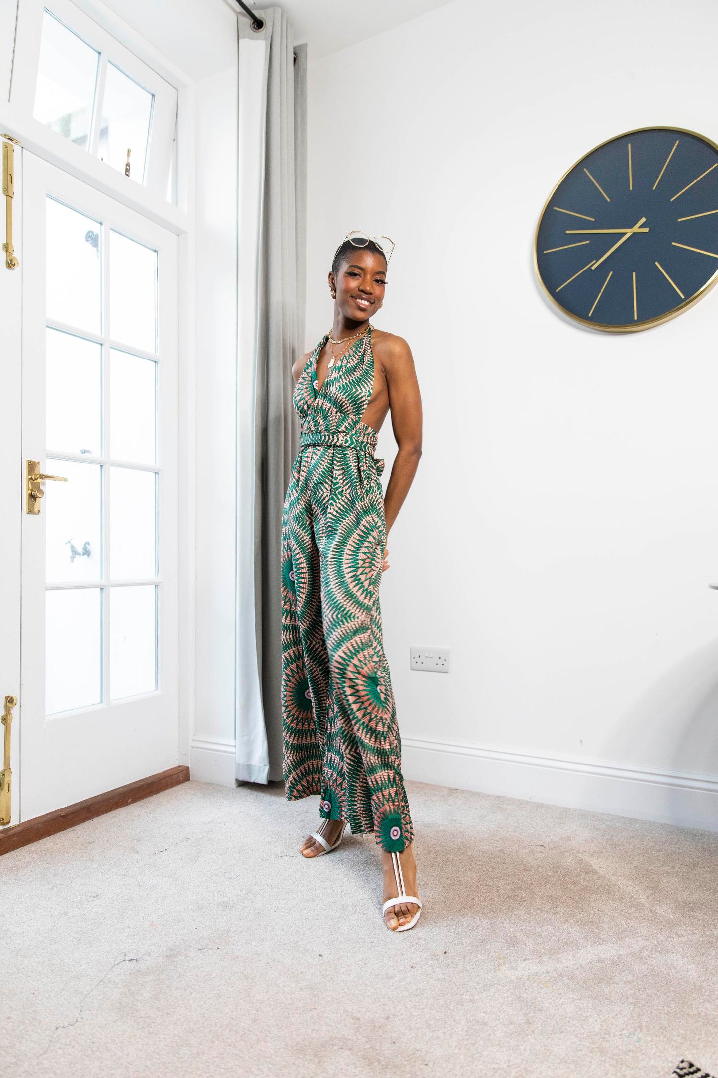 Lindi African Print Jumpsuit