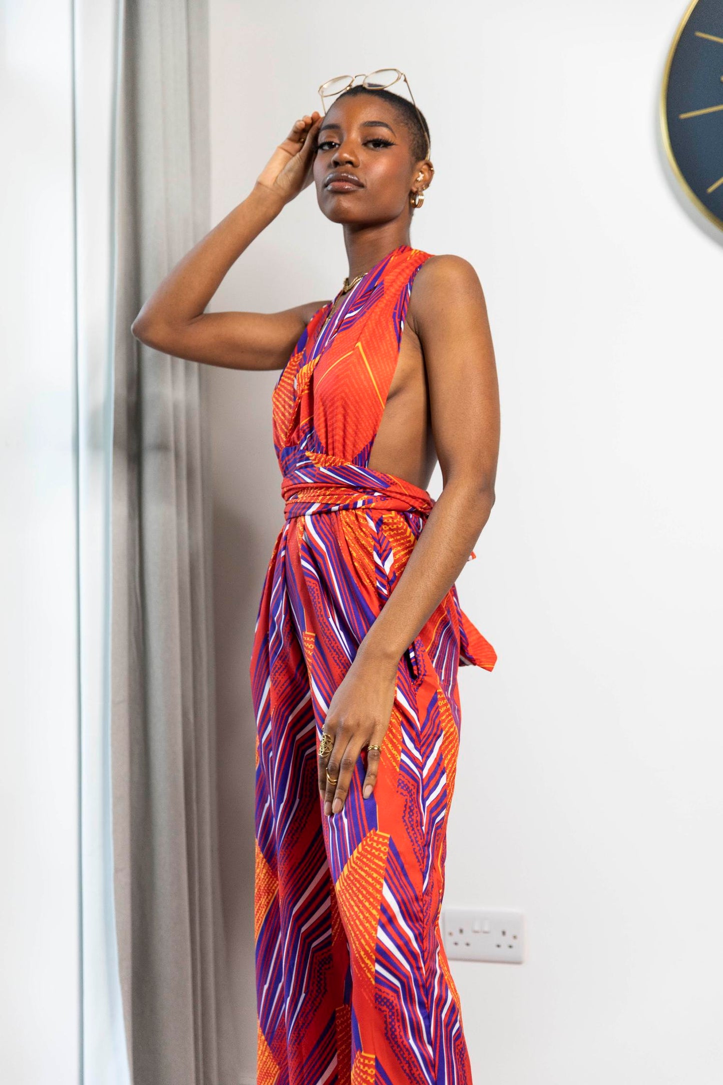 Chira African Print Jumpsuit