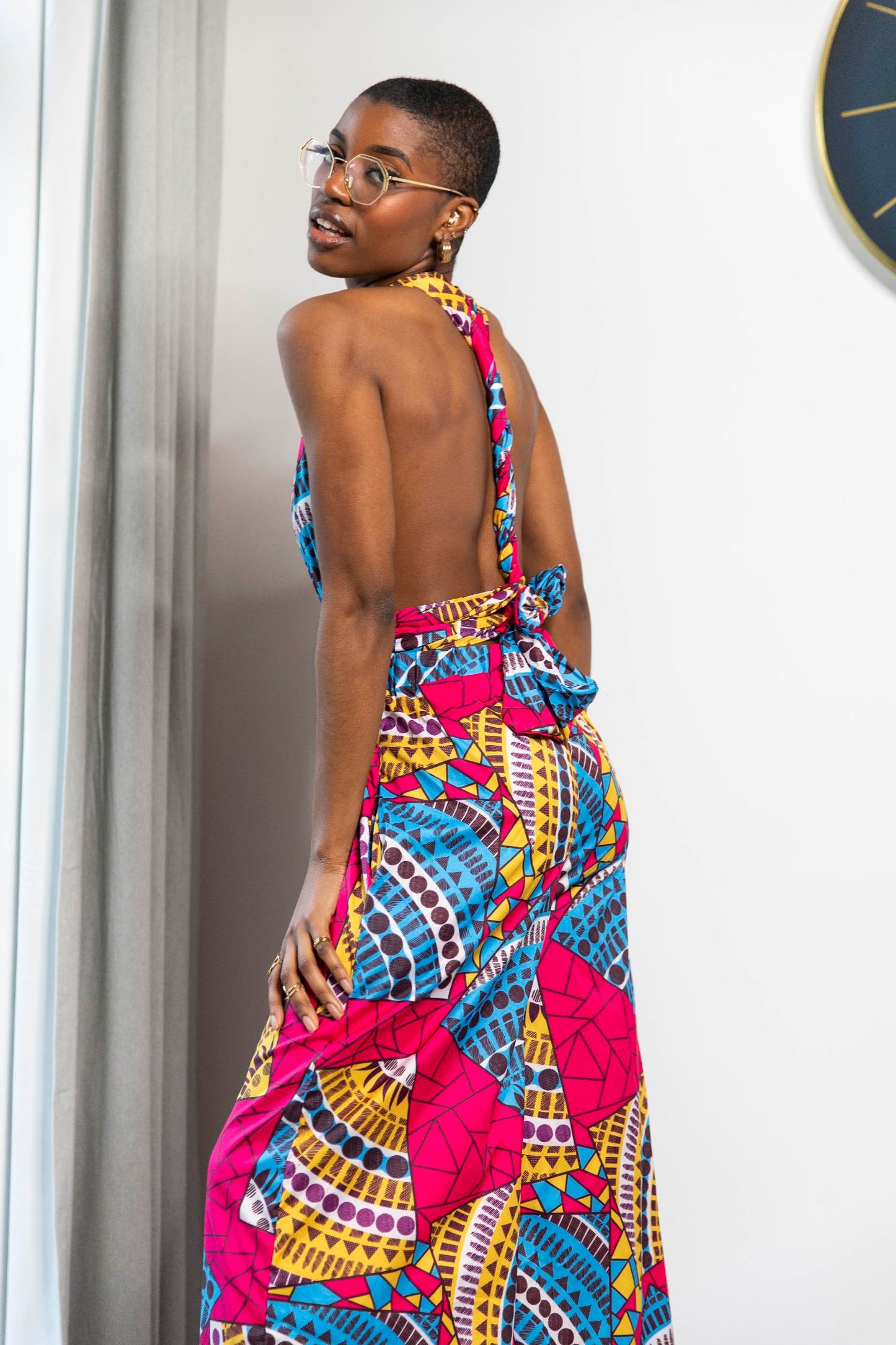 Essa African Print Jumpsuit