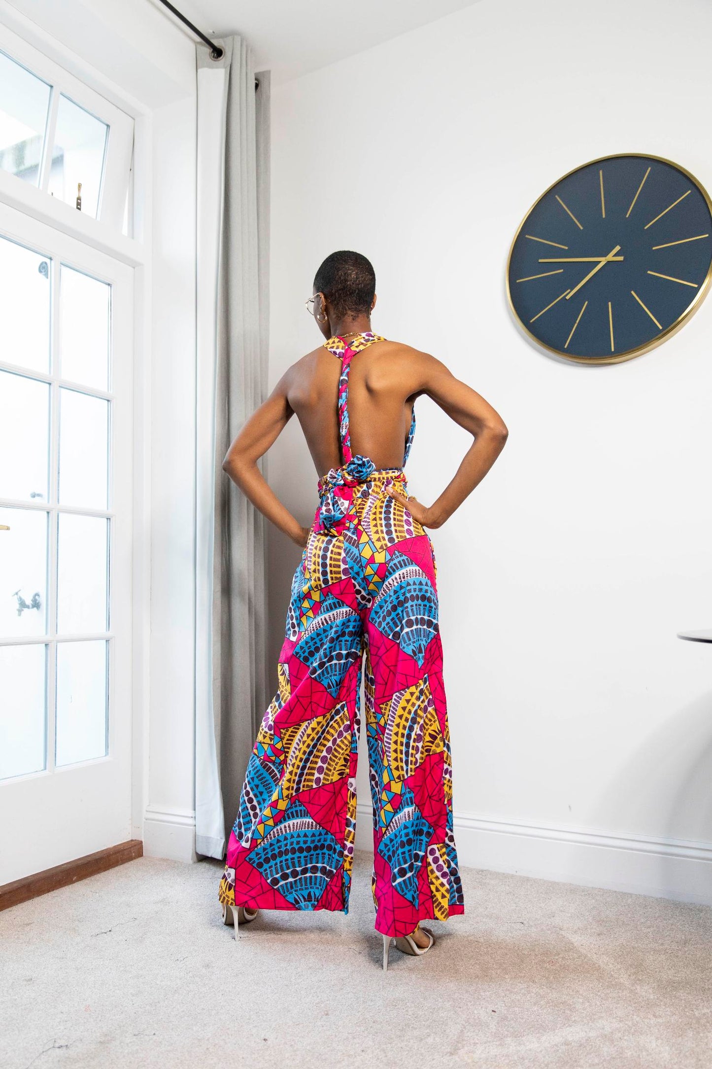 Essa African Print Jumpsuit